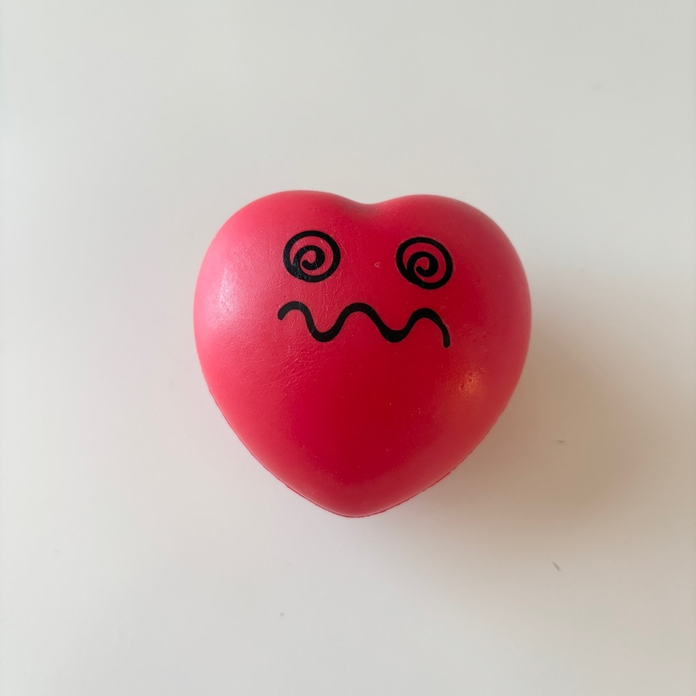 Red Heart Foam Stress Ball